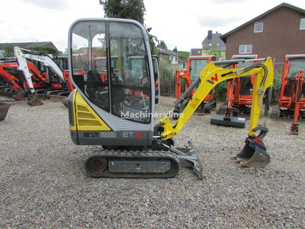 міні-екскаватор Wacker Neuson ET 16 Minibagger 17.000 EUR netto ET16 mit MS01