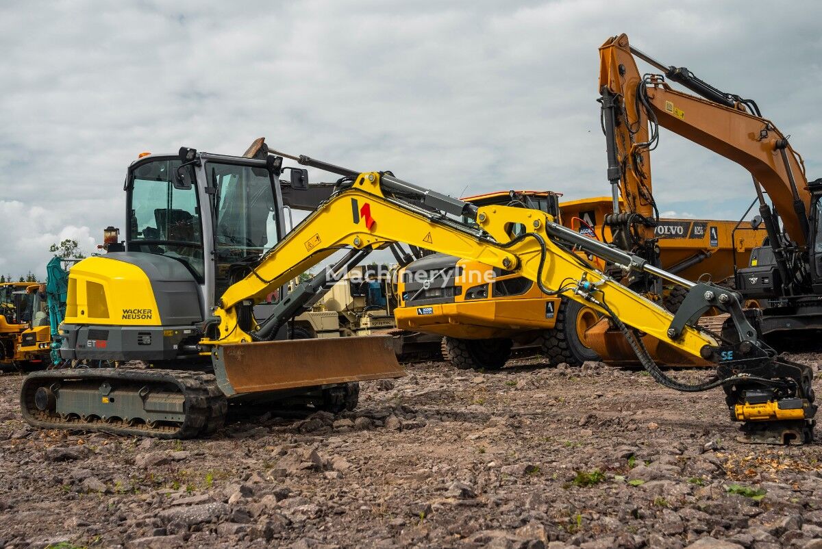 мини-экскаватор Wacker Neuson ET58 med rotortilt. Kun 360 timer!