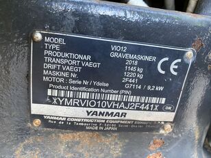 Mini-pelle Yanmar VIO12 à vendre - Image 12 | Machineryline GA Mini-pelle Yanmar VIO12 | Image 12 - Machineryline
