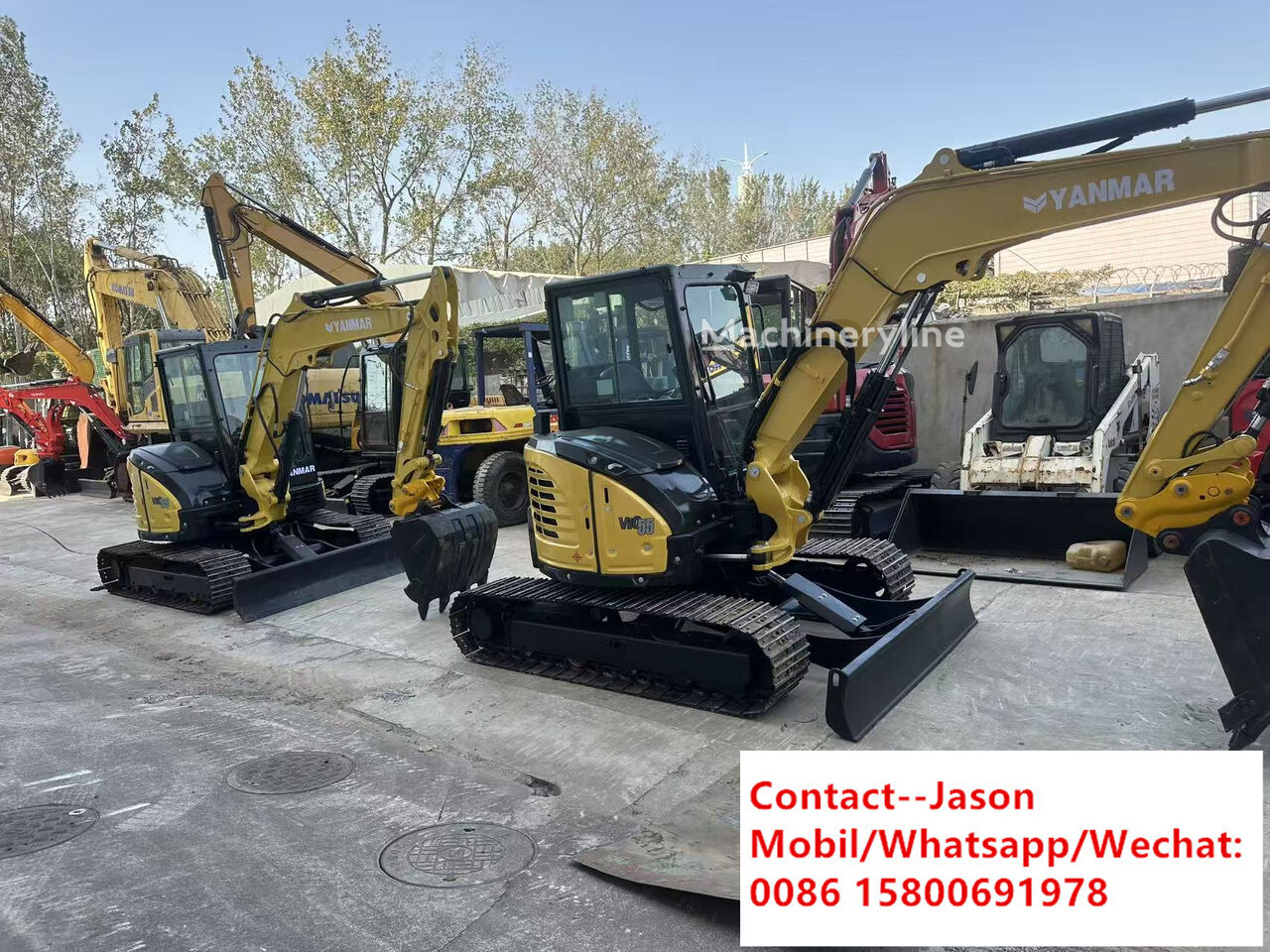 Yanmar Vio55-6B mini bager - Machineryline
