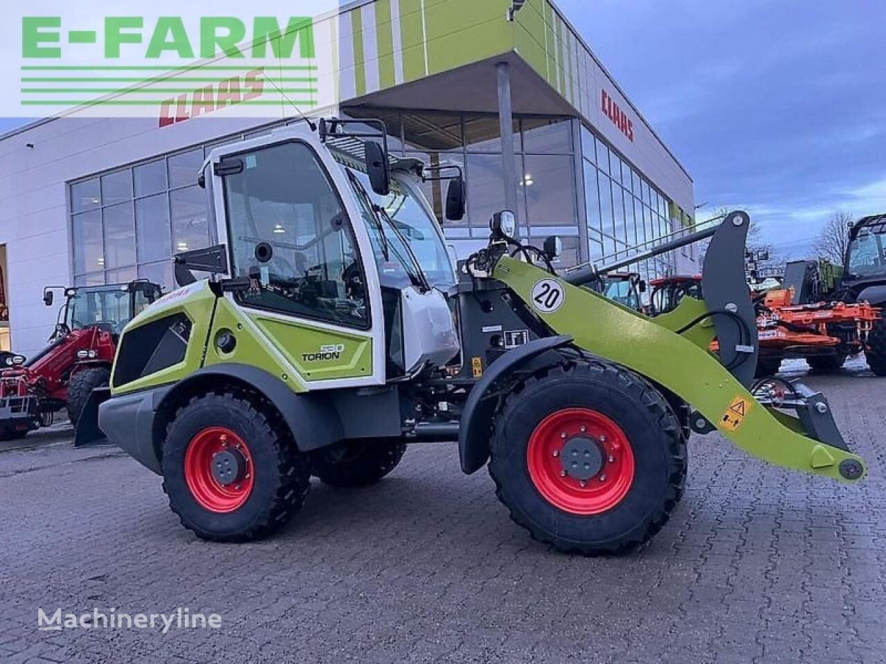 minikoparka torion 530 claas radlader