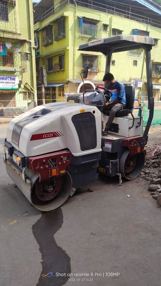 new Dynapac CC125 mini road roller