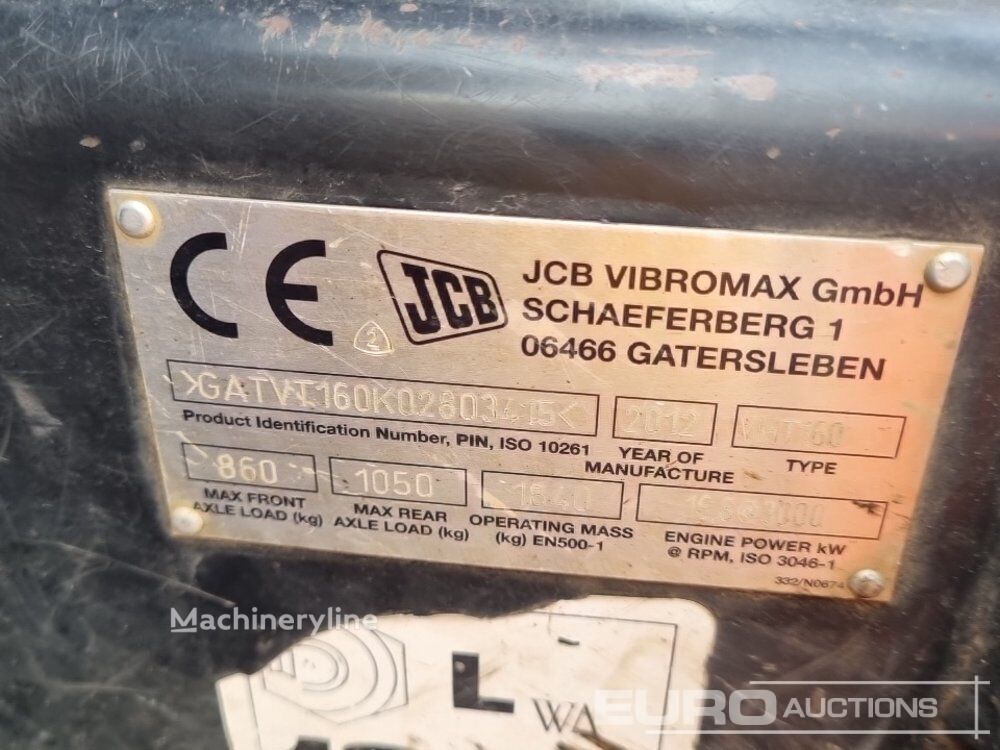 JCB VMT160 pienikokoinen tiejyrä - Machineryline