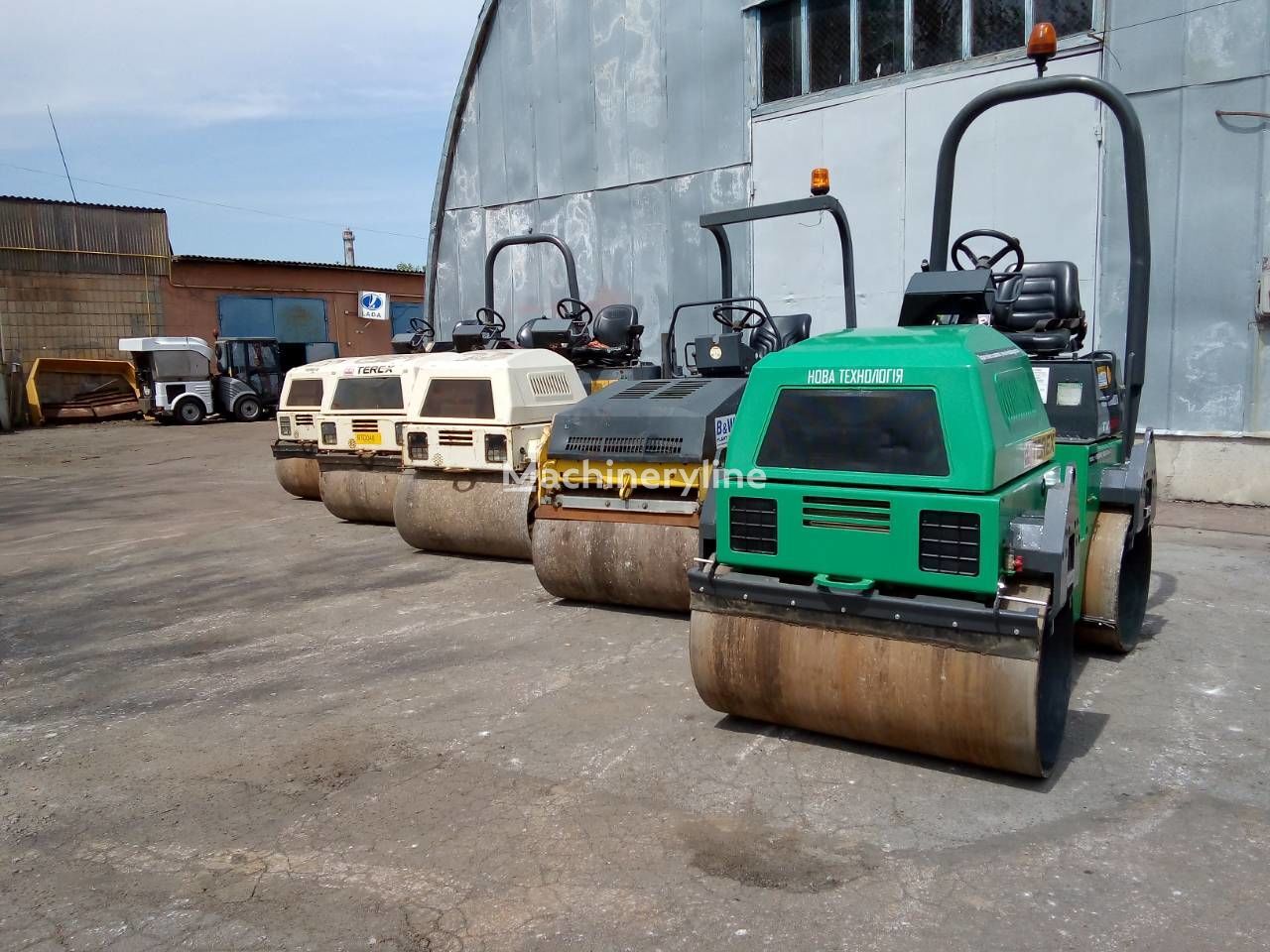 Terex TV1200 mini road roller