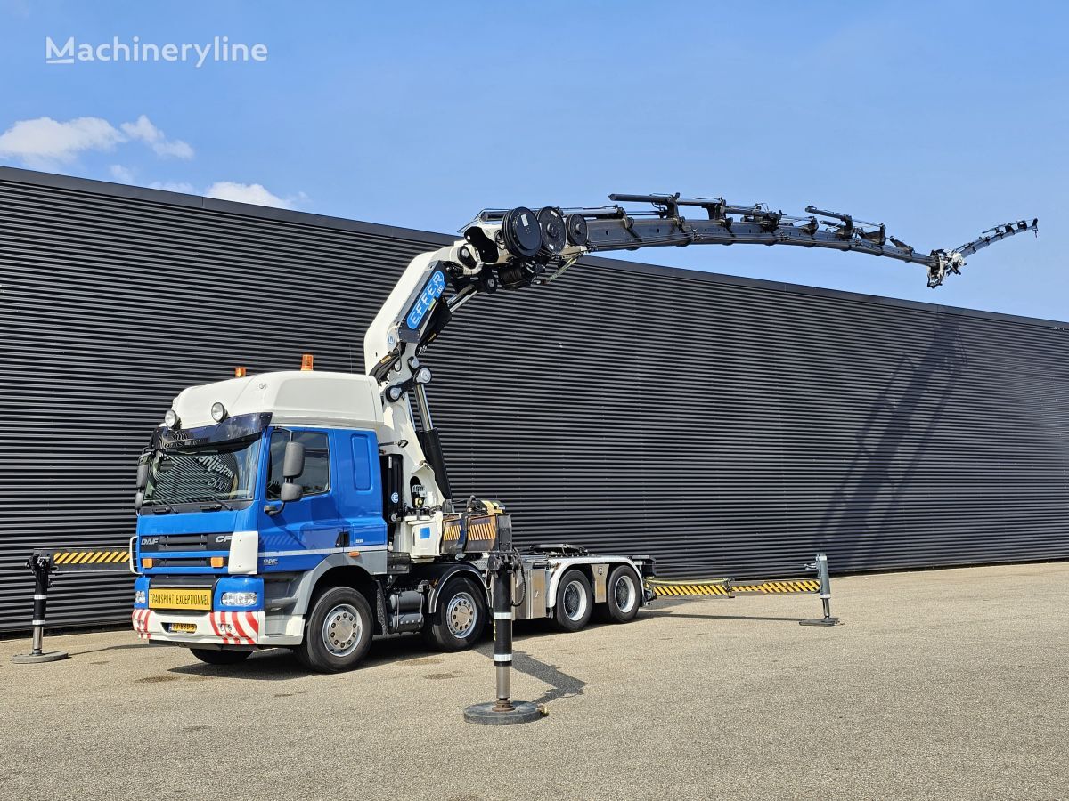 автокран DAF CF 460 8x4 / EFFER 135 t/m CRANE + JIB + WINCH