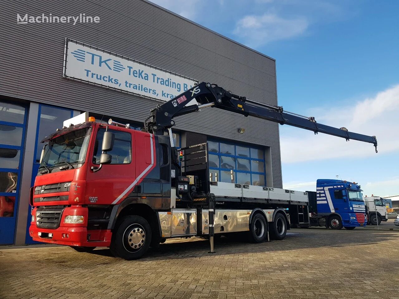 autokranas DAF CF 85 Trekker/Bakwagen HIAB 377