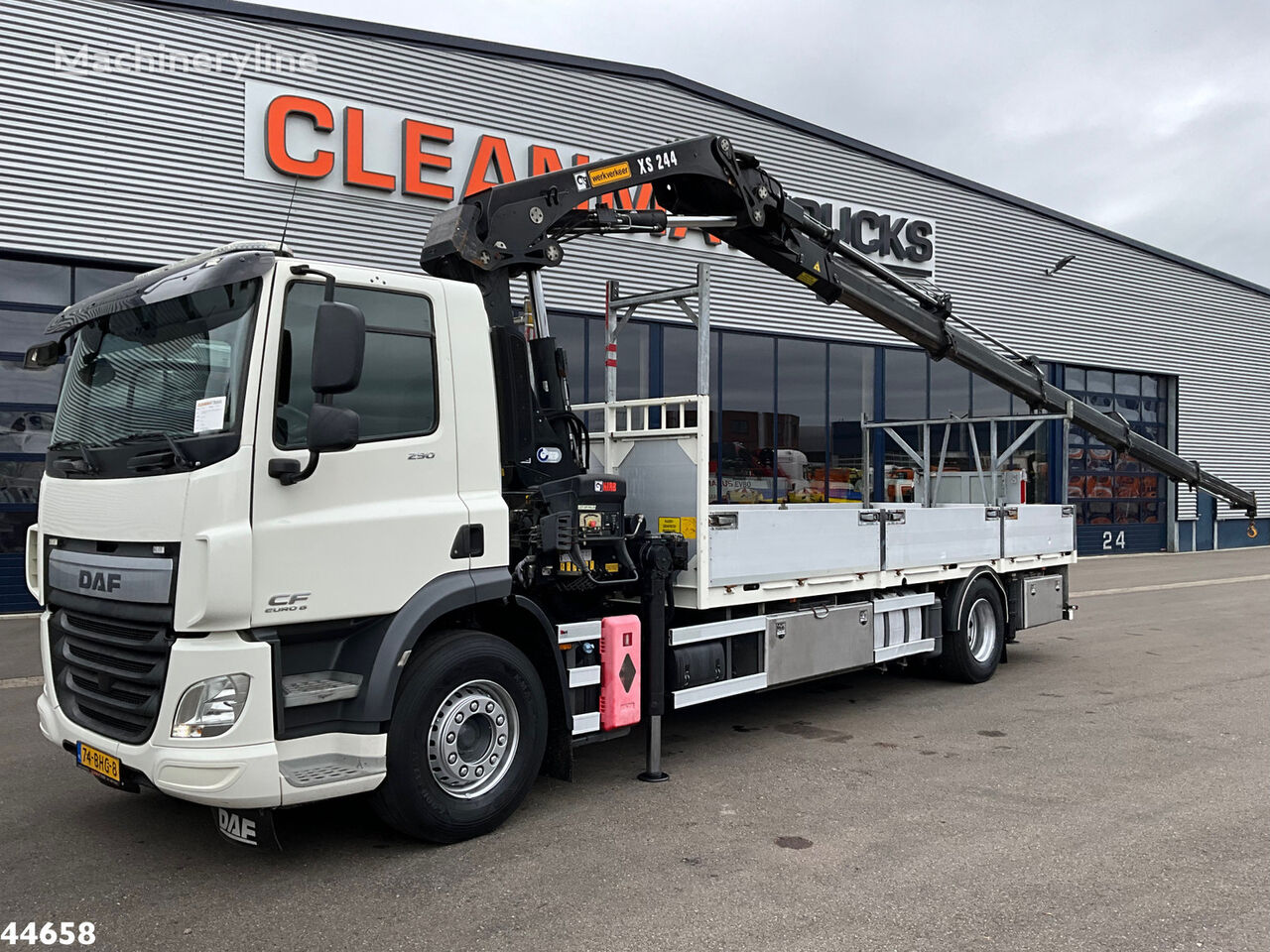 DAF FA CF 290 Euro 6 Hiab 24 Tonmeter laadkraan Mobilkran