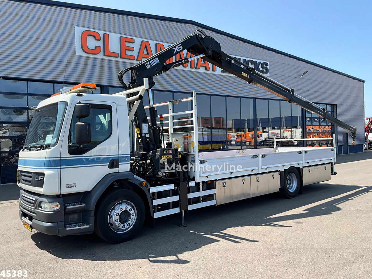 DAF FA LF 220 Euro 5 Hiab 12 Tonmeter laadkraan mobile crane - Machineryline