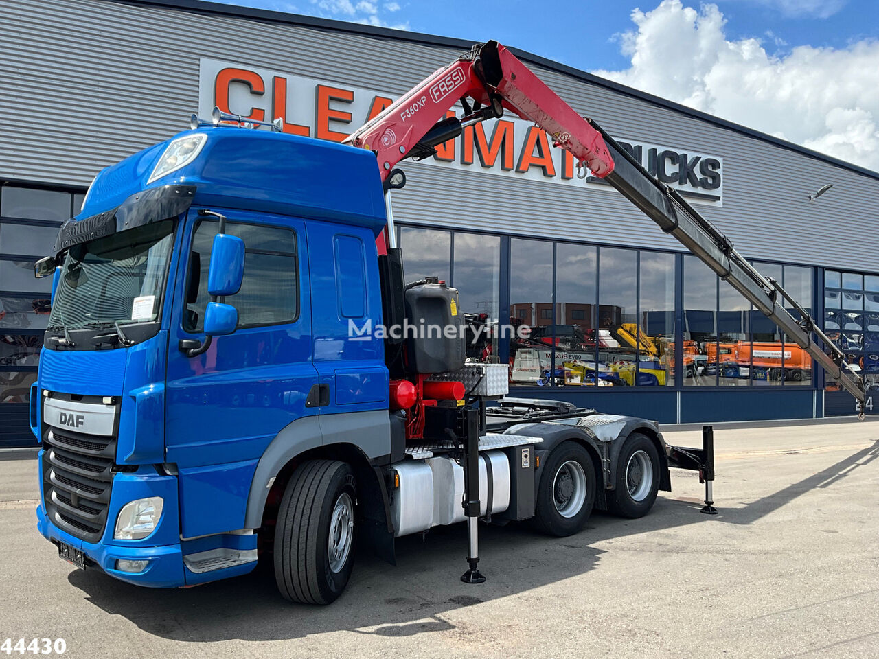 DAF FAT 85.510 6x4 Euro 6 Retarder Fassi 36 Tonmeter laadkraan mobile crane