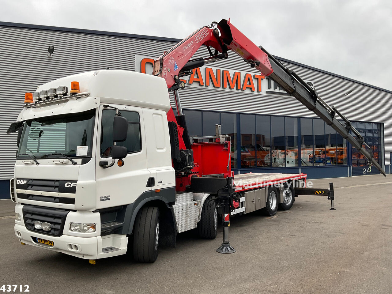 automacara DAF FAX 85 CF 460 Fassi 66 Tonmeter laadkraan