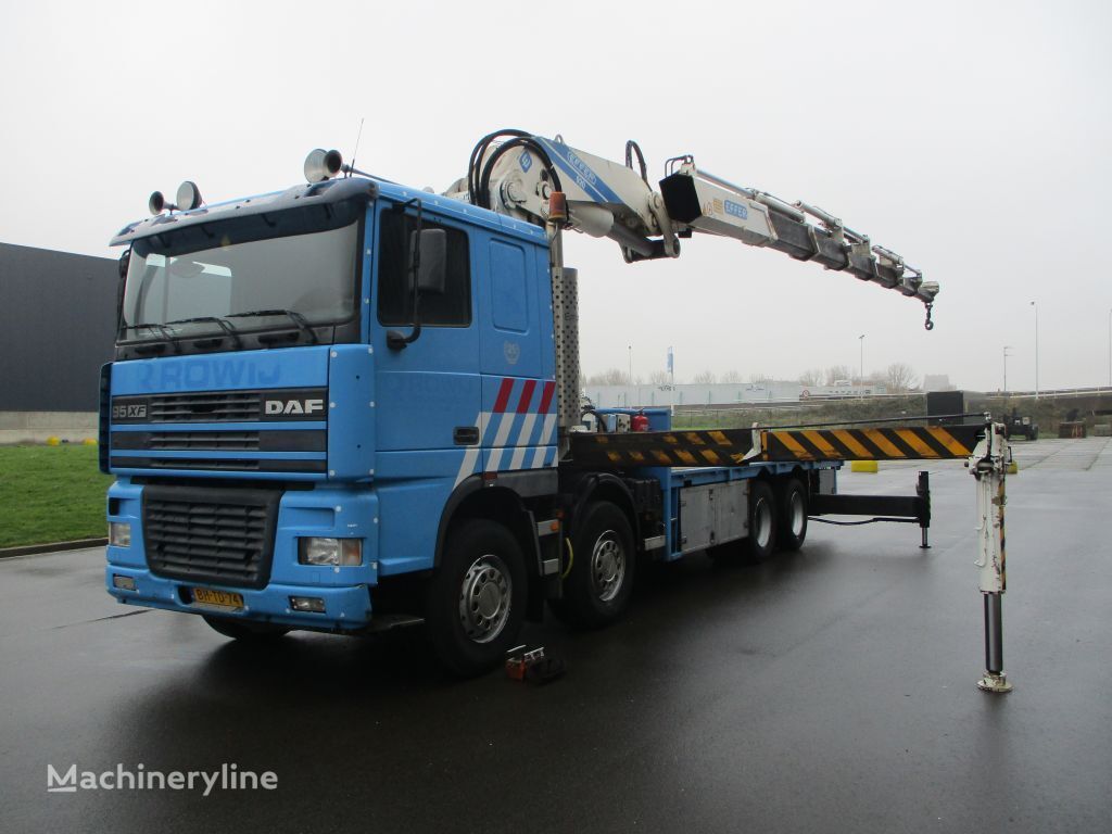 DAF XF 380 95 XF 380 EURO 2 8X2 FULLSTEELSUSPENSION EFFER 920 AUTOLA mobile crane