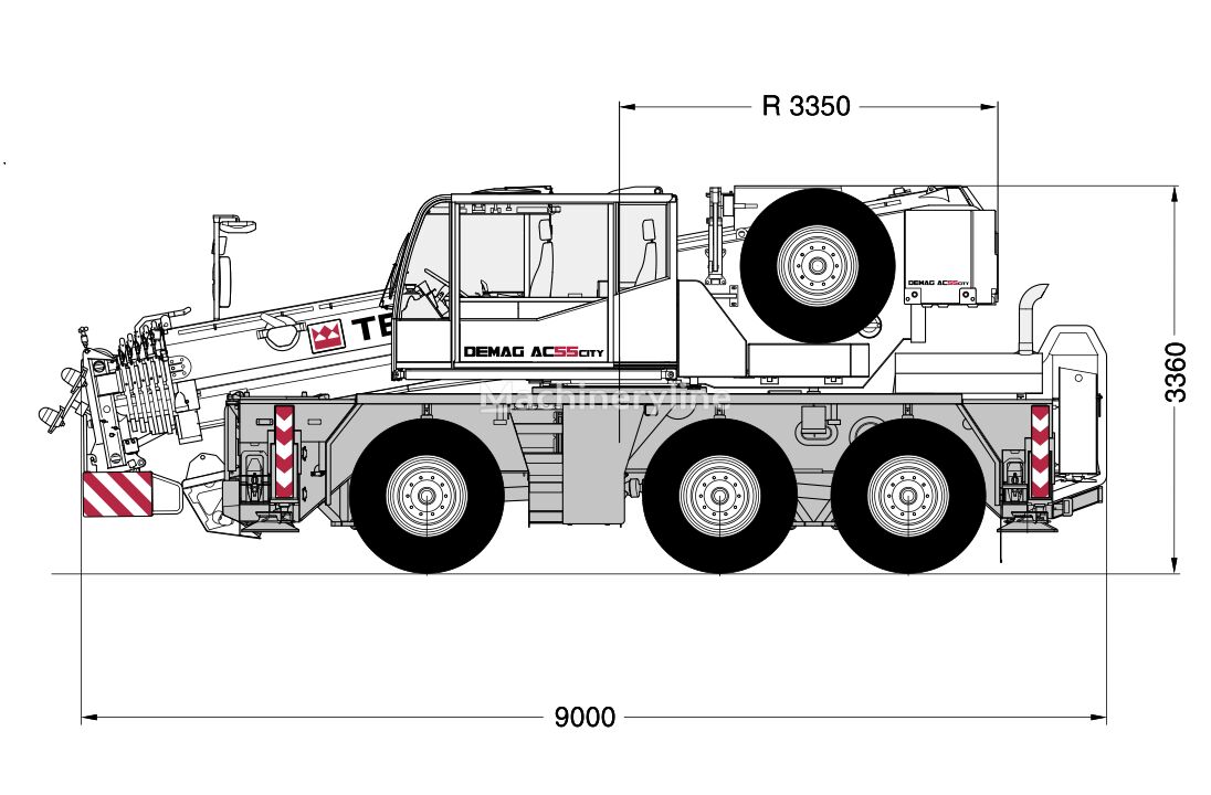 Demag AC 55 City 移動式クレーン