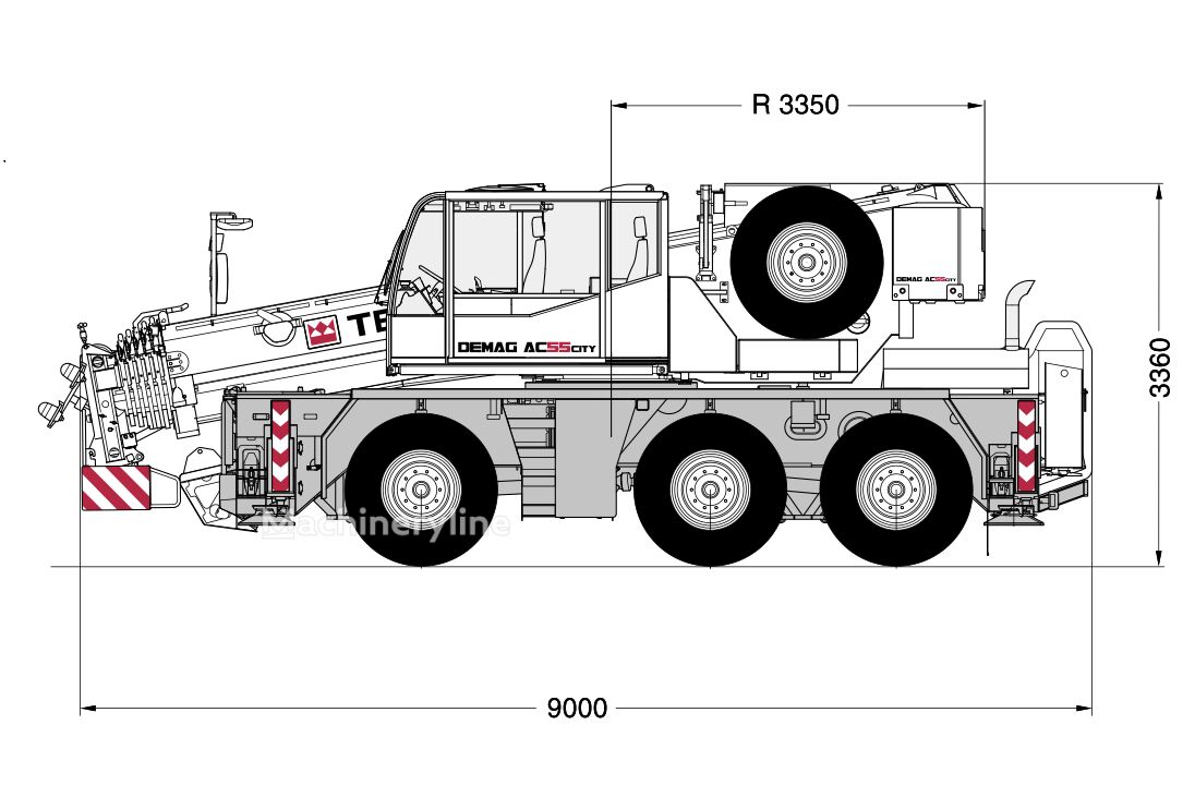 κινητός γερανός Demag AC 55 City