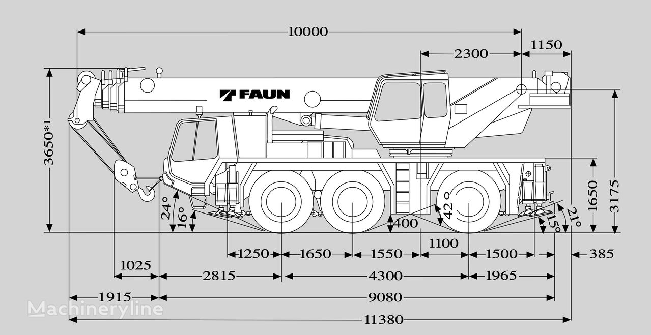 FAUN ATF 50-3 mobilkran