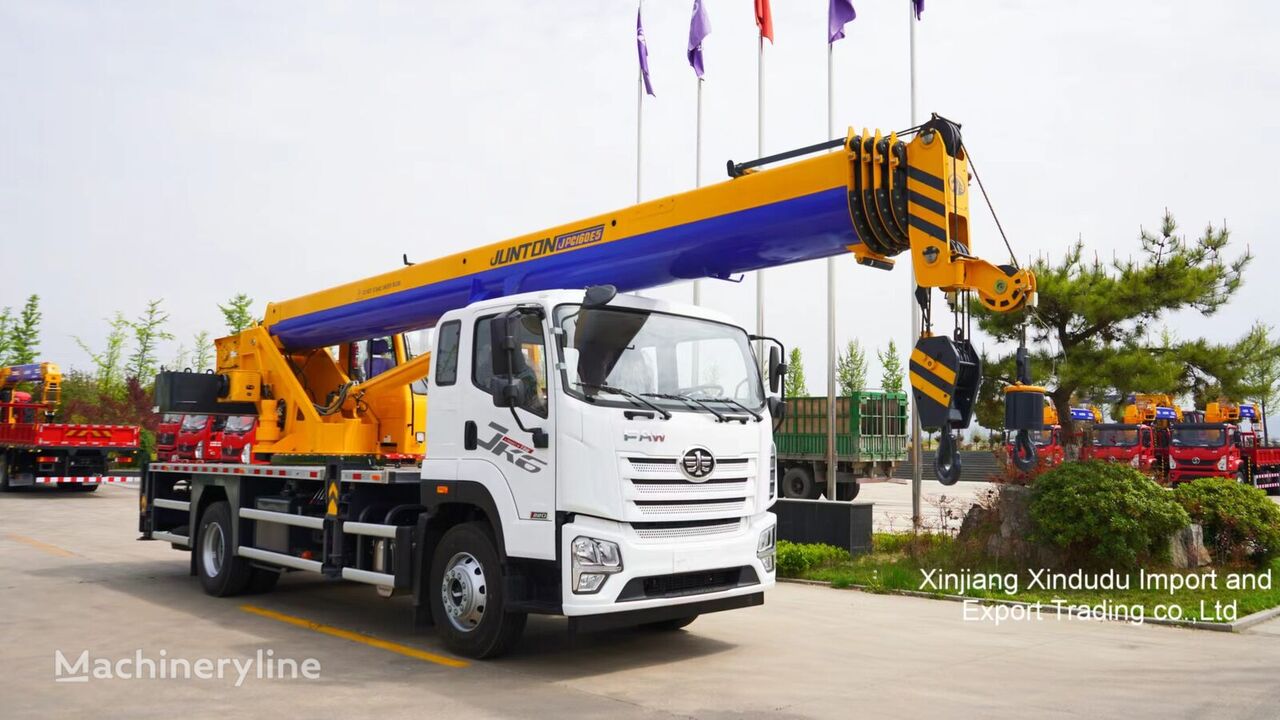 новый автокран FAW JK6 WITH 16 TON CRANE 5-segmented arm 36.6M