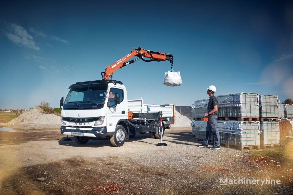 grue mobile Fuso  eCanter 8,55 Ton Brädgårdsbil med Palfingerkran neuve