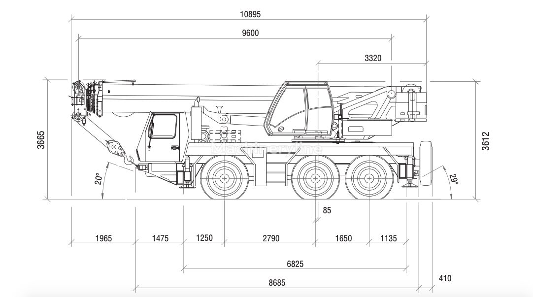 Grove GMK 3050 mobilkran