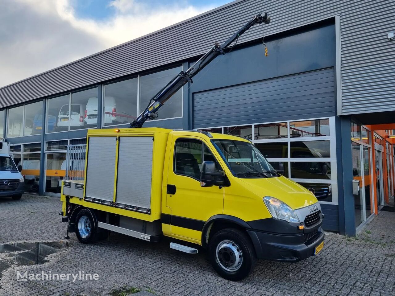 IVECO 70C17 Servicewagen/ Kraan/ Winch grúa móvil