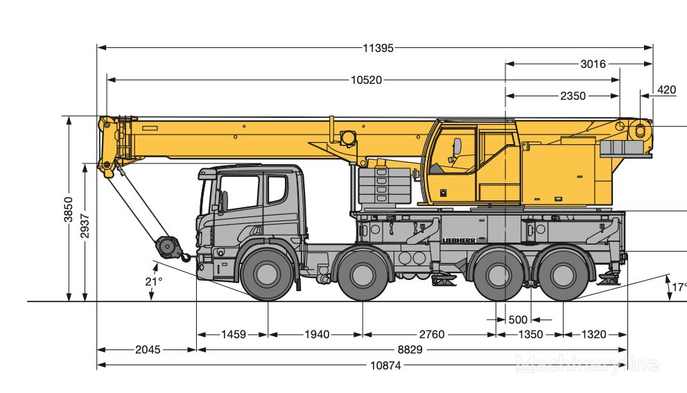 Liebherr LTF 1045-4.1 mobiele kraan