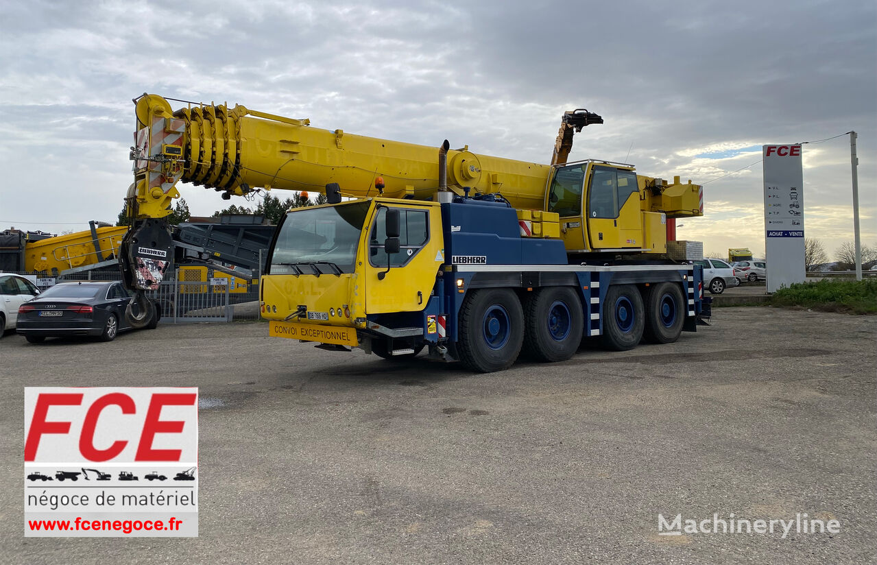 grua móvel Liebherr LTM 1070/UTM 845 acidentados