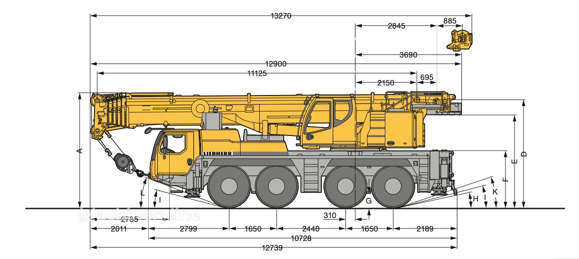 żuraw samojezdny Liebherr LTM 1090-4.1