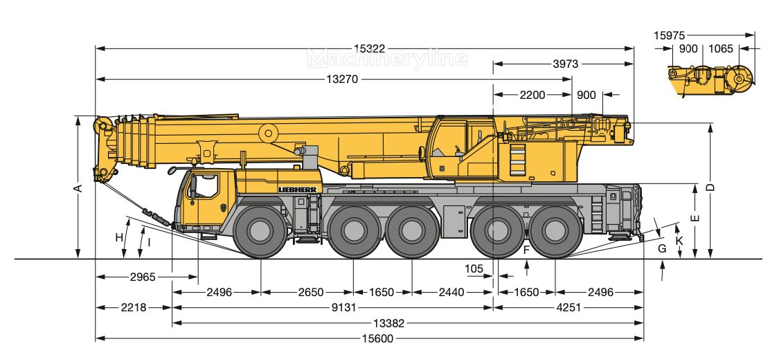 grue mobile Liebherr LTM 1130-5.1