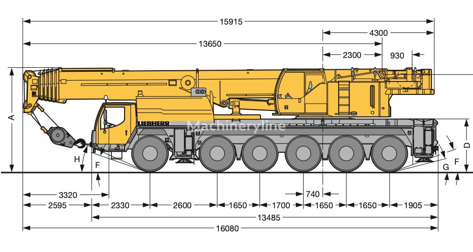Liebherr LTM 1150-6.1 mobile crane for sale | Machineryline IE Liebherr LTM 1150-6.1 mobile crane - Machineryline