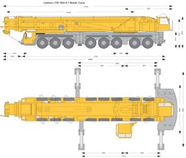 Liebherr LTM 1500-8.1 autódaru
