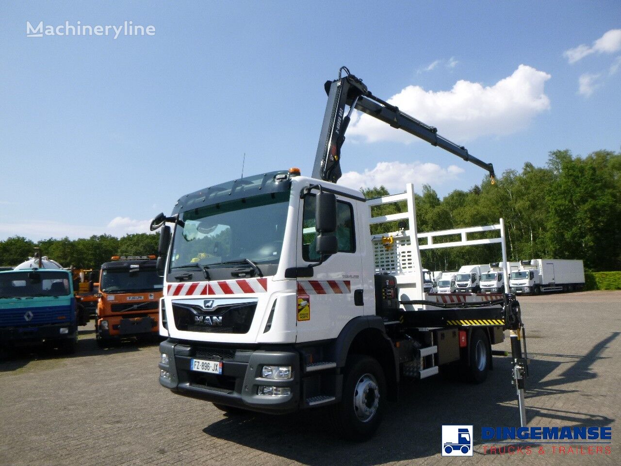 MAN TGM 15.290 4x2 + HIAB 092 B3 HIDUO mobile crane