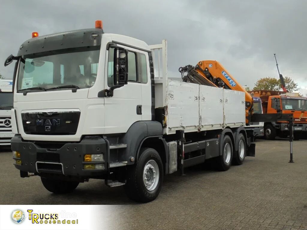 شاحنة رافعة MAN TGS 26.440 6x4 + Euro 5 + Effer 255 Crane + REMOTE + Very Good c