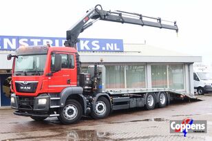 MAN TGS 35.360 8X2 Euro 6 Oprijwagen + HIAB 228 E 3 kraan. Radio gra Mobilkran