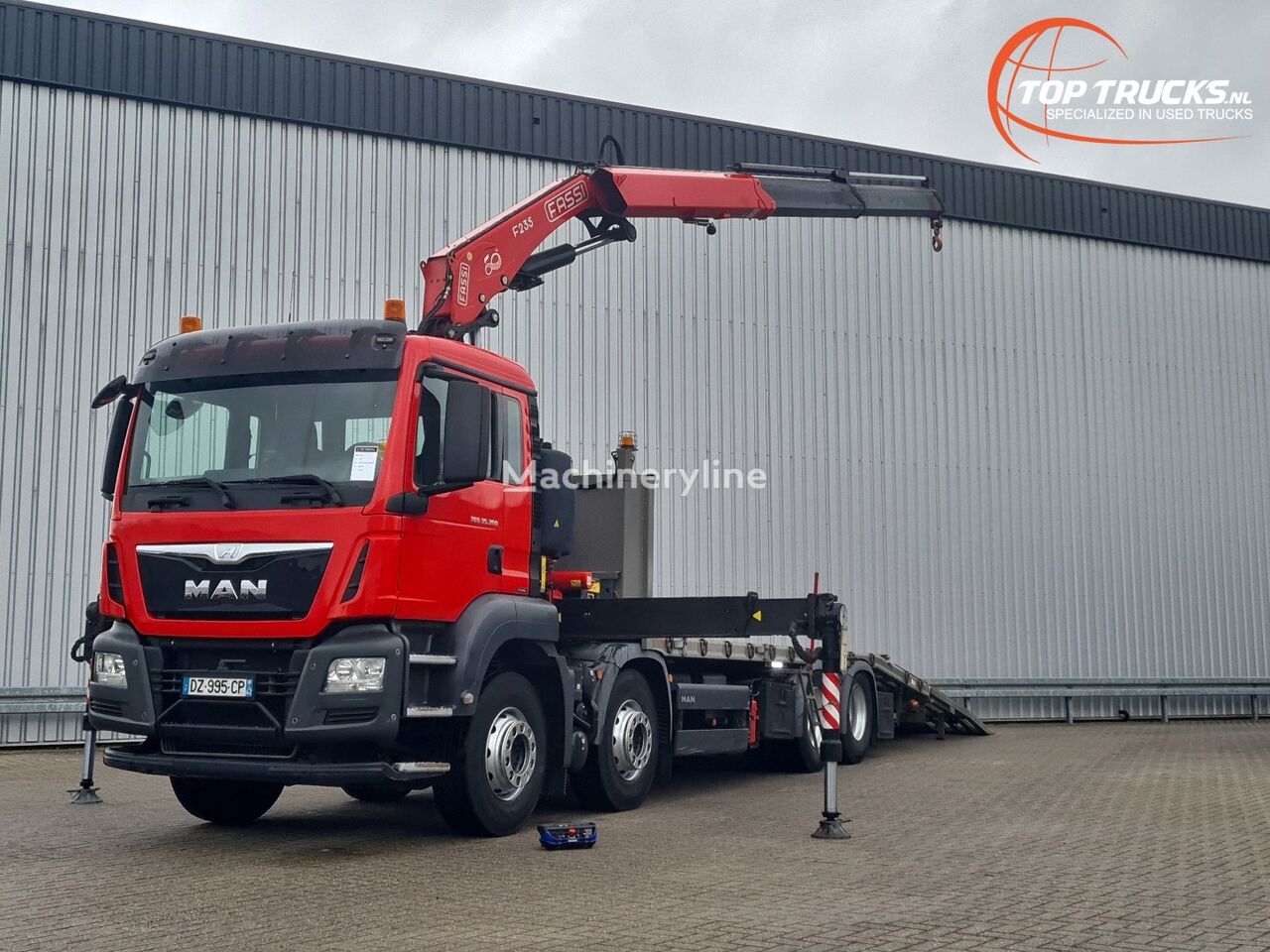 autogrù MAN TGS 35.360 8x2 - 23 TM Kraan, Machine transporter, Oprijwagen, a