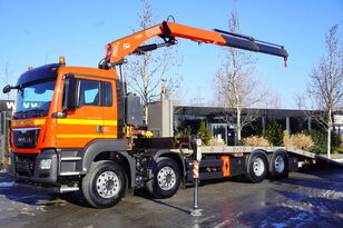 żuraw samojezdny MAN TGS 35.360 E6 8×2 / HDS Fassi F235A 6500 kg / Tow truck