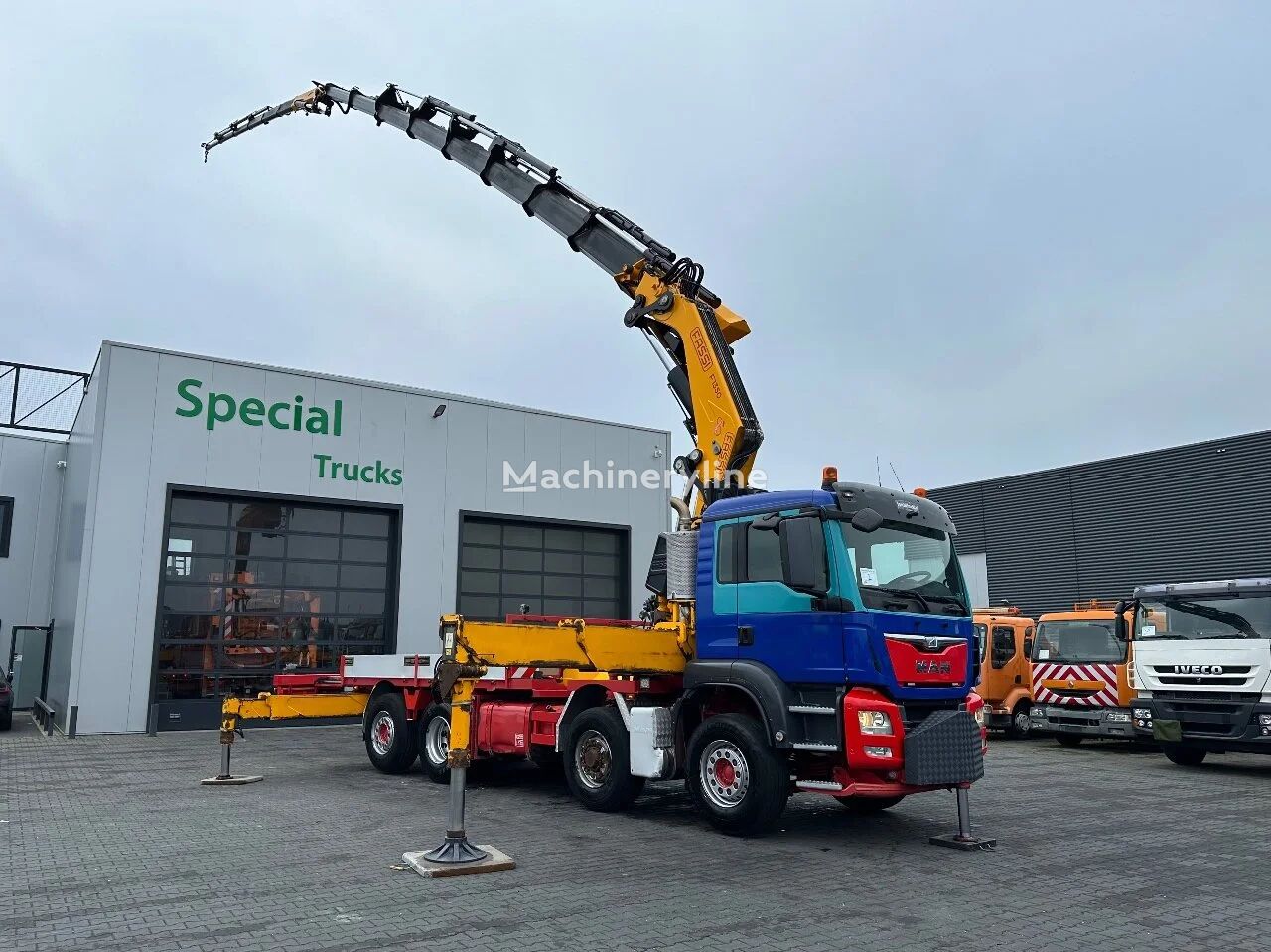 MAN TGS 35.480 8X4H-6 BL Euro 6 + Fassi F1350RA.2.28 + JIB L616 mobilkran