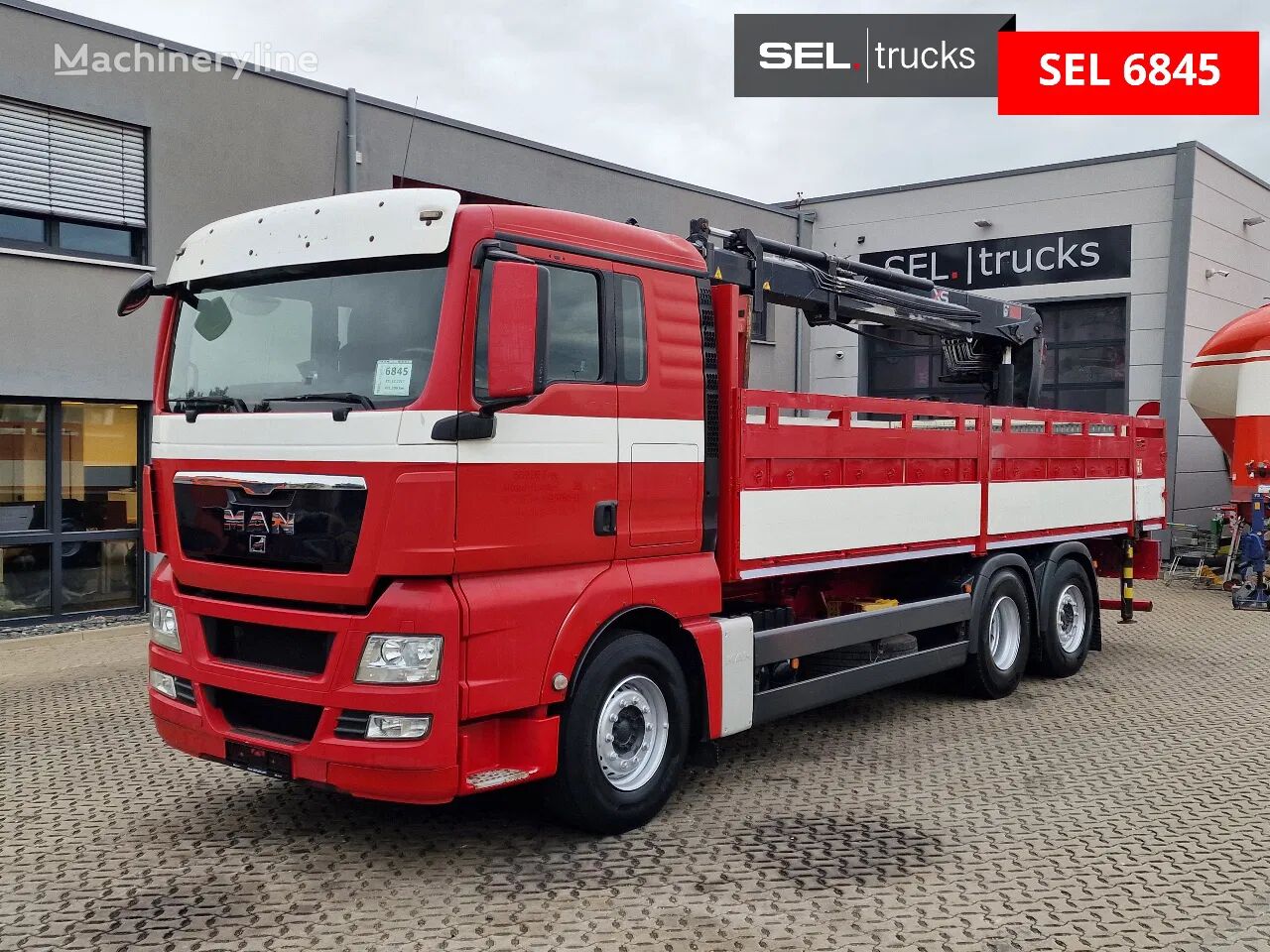 autokranas MAN TGX 26.400 6x2-2 BL ZF Intarder / HIAB 166K PRO / Lenkachse / Li