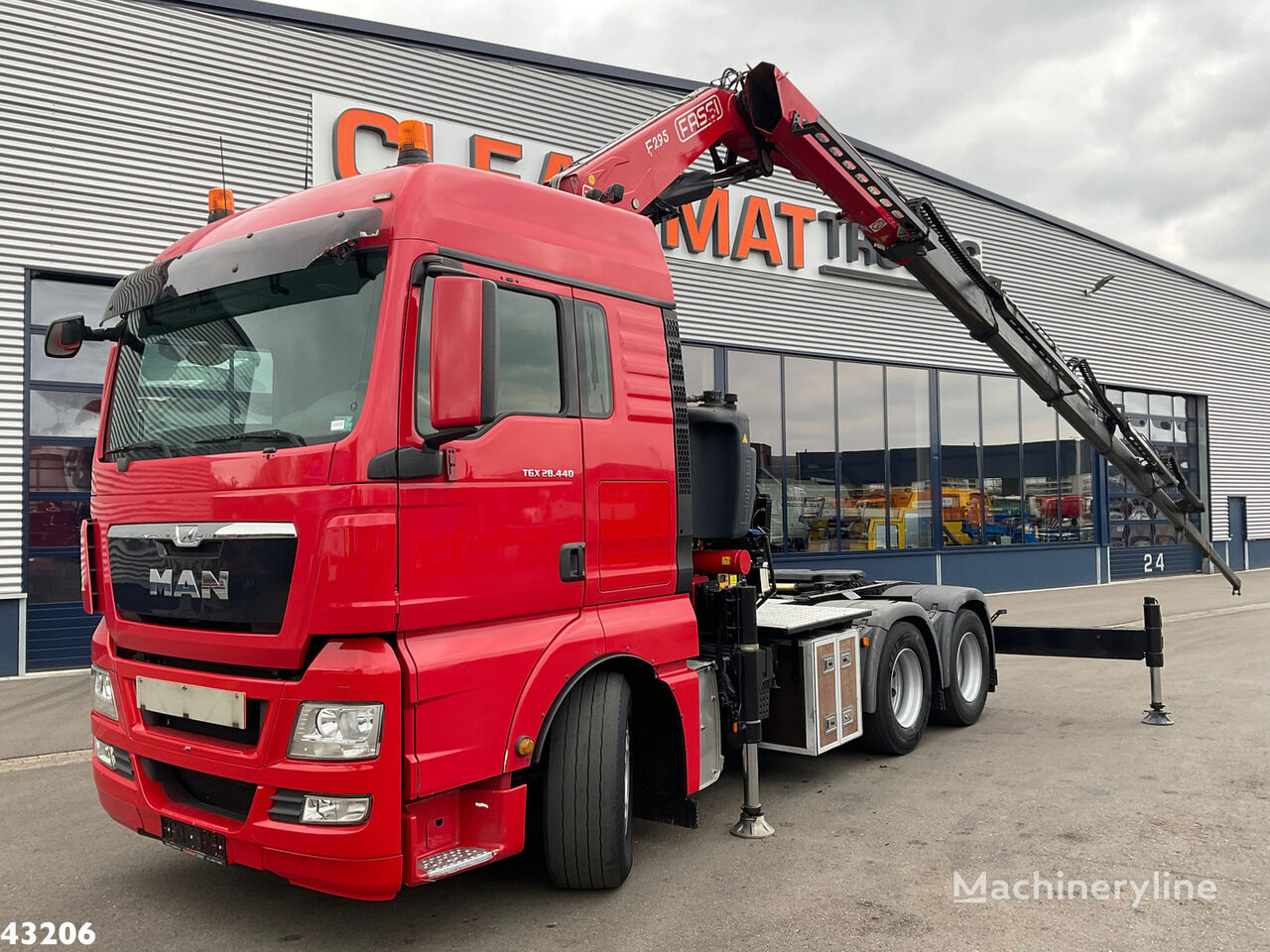 MAN TGX 28.440 Fassi 29 Tonmeter laadkraan grúa móvil