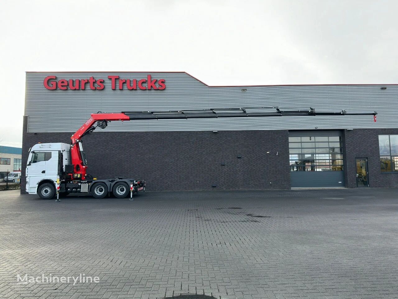 żuraw samojezdny MAN TGX 33.520 6X4 TREKKER-BAKWAGEN COMBI + FASSI F485RA.2.28 KRAAN/