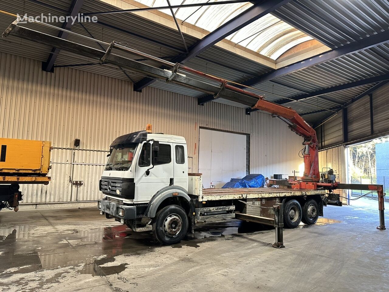 Mercedes-Benz 2538 SK V8 6x2 + CRANE ATLAS 330.1 (4x) - PLATFORM 6m50 + TWISTL mobilkran