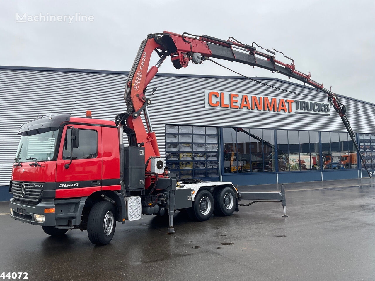 Mercedes-Benz Actros 2640 6x4 Fassi 60 Tonmeter laadkraan + Fly-jib grúa móvil