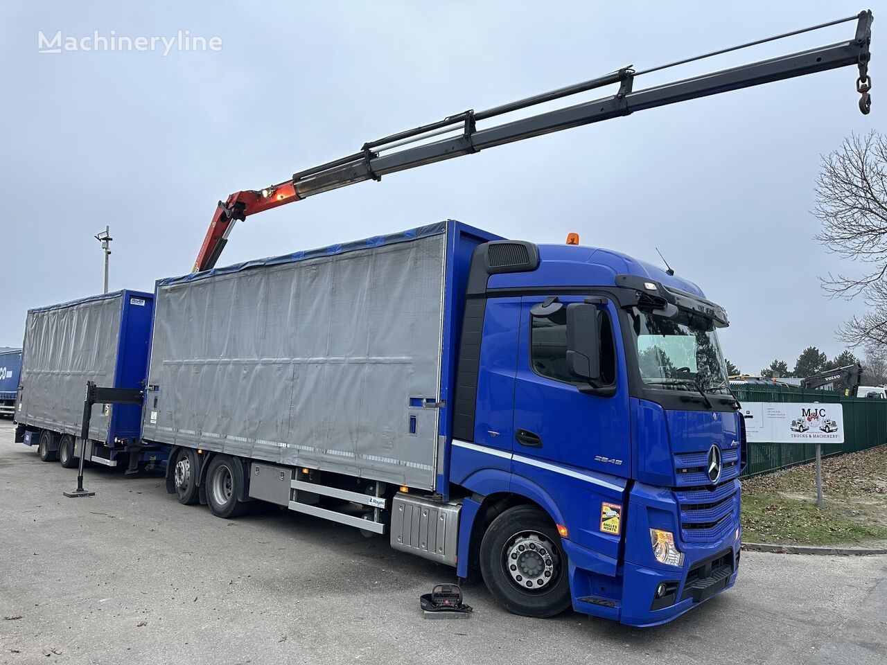 автокран Mercedes-Benz Actros 2645 6x2 105m³ JUMBO + RETARDER + CRANE PALFINGER PK 19.0