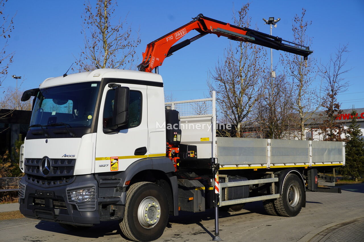 grue mobile Mercedes-Benz Arocs 1827 4x2 E6 / Crane Fassi 110 - 700 mth / 73 tho.km!