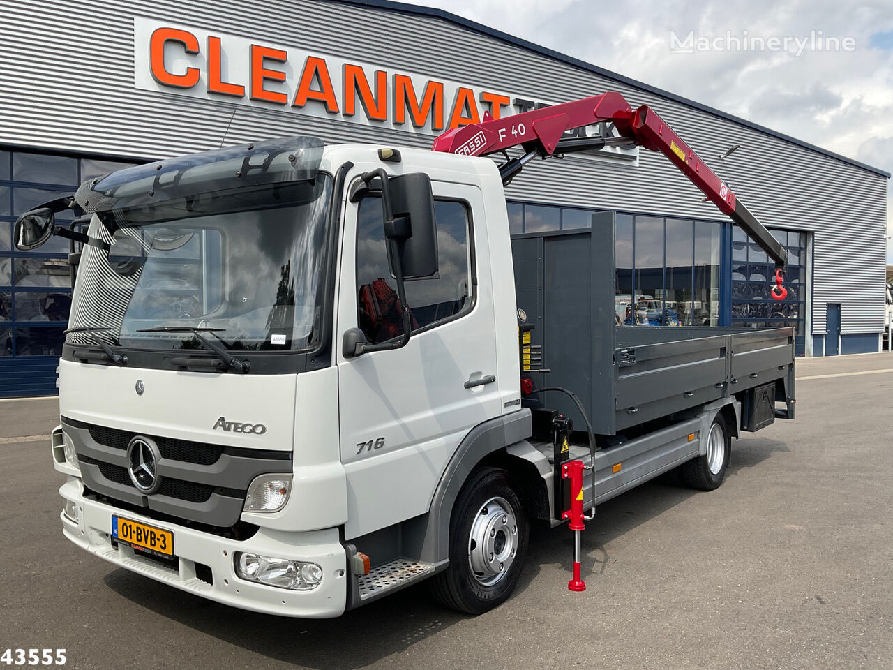 Mercedes-Benz Atego 716 Fassi 4 Tonmeter laadkraan Just 167.491 km! Mobilkran