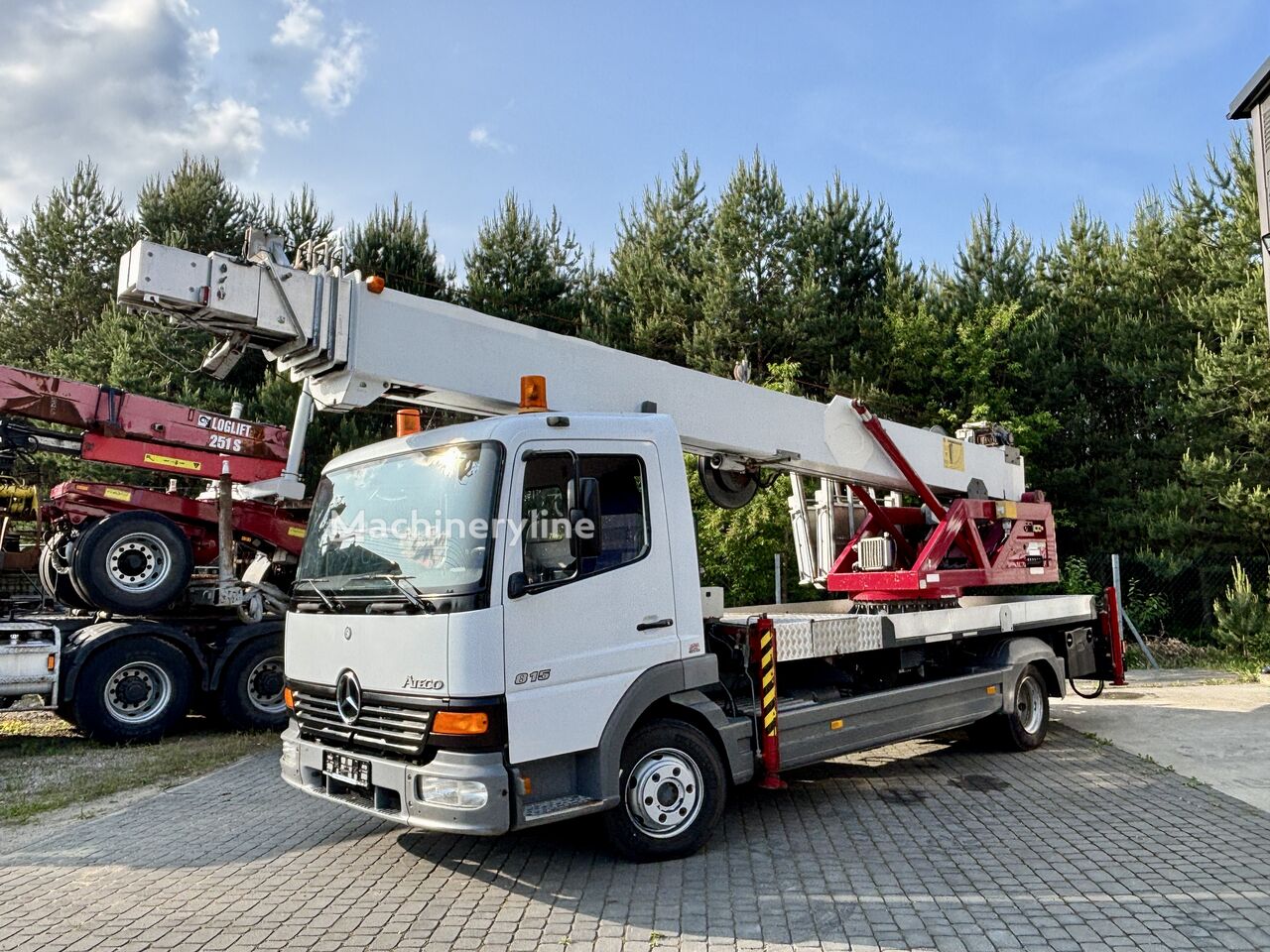 Grue mobile Klaas  Emminghaus  E30 sur châssis Mercedes-Benz Atego 815 - Machineryline