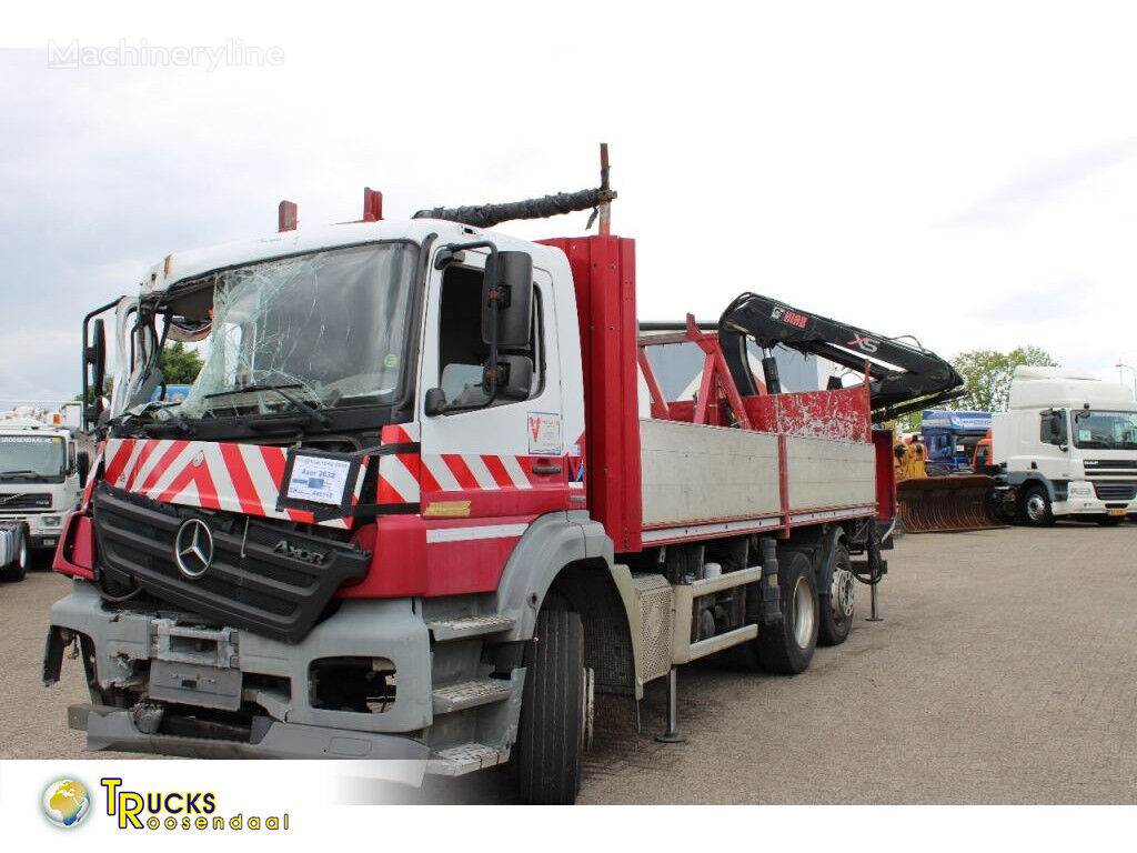 Mercedes-Benz Axor 2633 + HIAB 144 BS 2 HIDUO + 6X2+REMOTE mobile crane