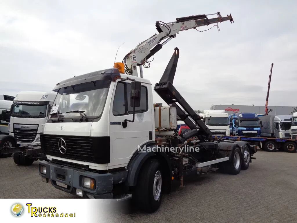 Mercedes-Benz SK 2433 + Semi-Auto + PTO + Serie 14 Crane + 3 pedals mobile crane - Machineryline