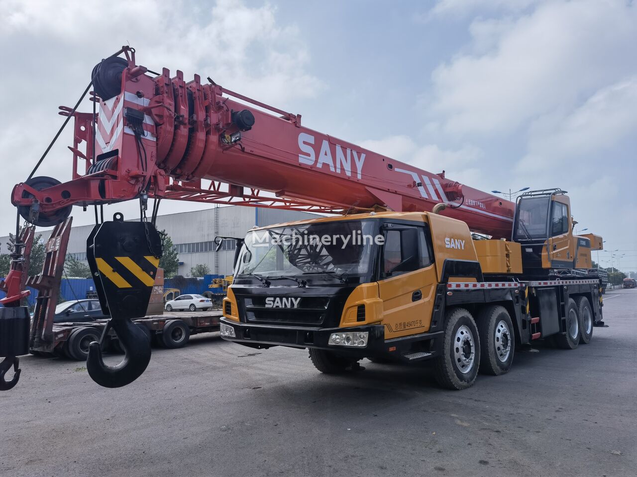 автокран Sany STC800S STC800 80 ton 80t 80 tons Sany used mounted truck crane