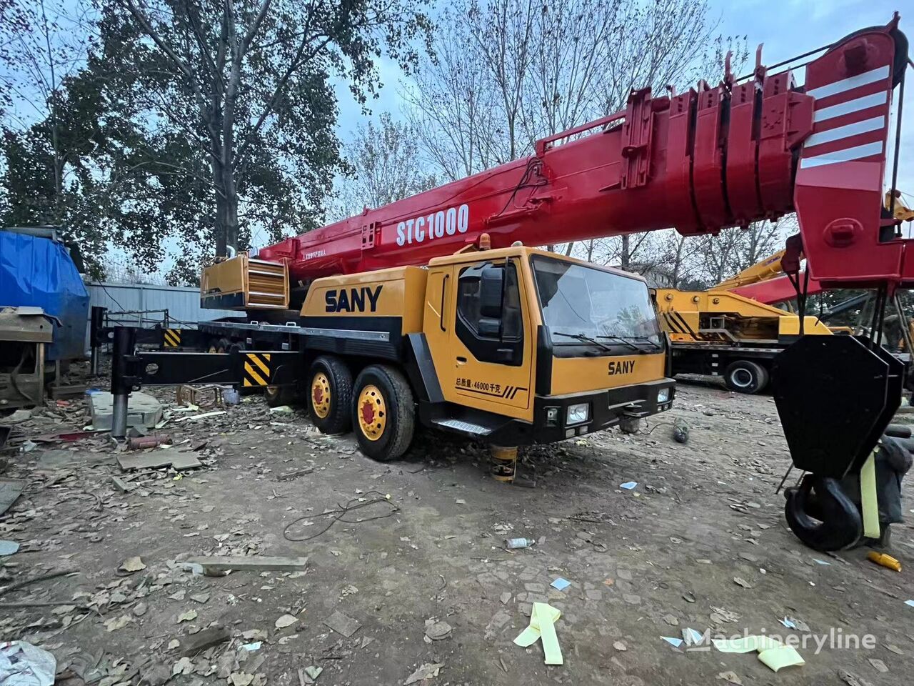 cần cẩu di động Sany Sany STC1000 100 ton used mobile truck crane mobile crane