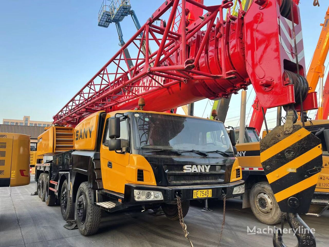 이동형 크레인 Sany Sany STC1000C 100 ton used mobile truck crane mobile crane