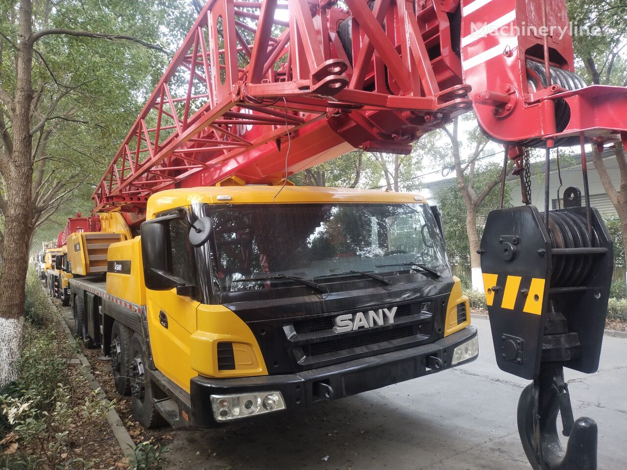 شاحنة رافعة Sany Sany STC500 50 ton used mobile truck crane mobile crane