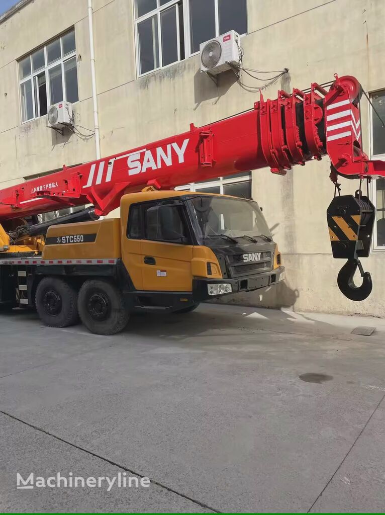 автокран Sany  Sany STC550 55 ton used mobile truck crane mobile crane